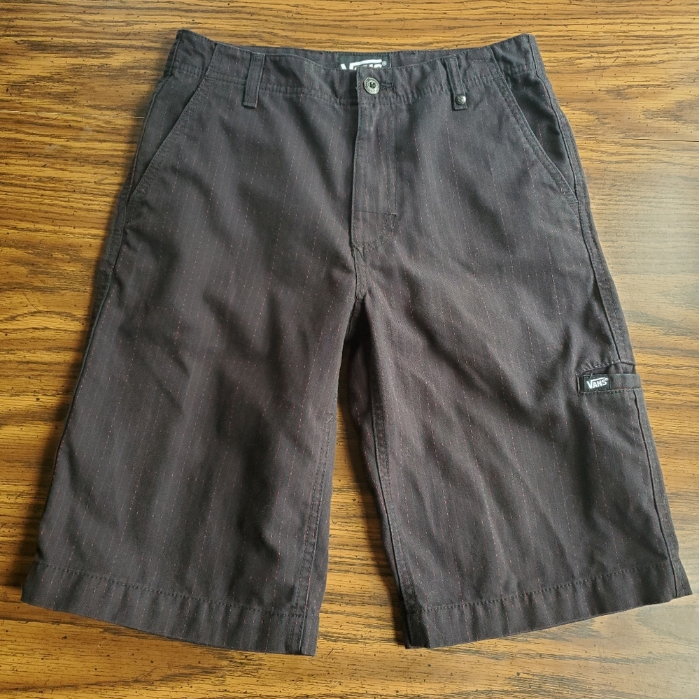 Vans Pin Striped Board Shorts Size 14